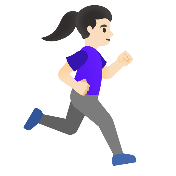 Emoji U1f3c3 1f3fb 200d 2640 200d 27a1