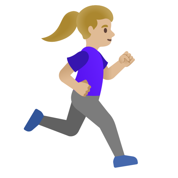 Emoji U1f3c3 1f3fc 200d 2640 200d 27a1
