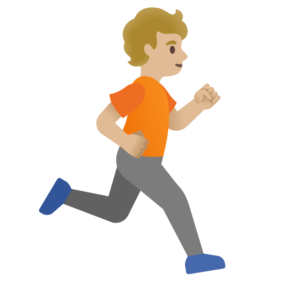 Emoji U1f3c3 1f3fc 200d 27a1