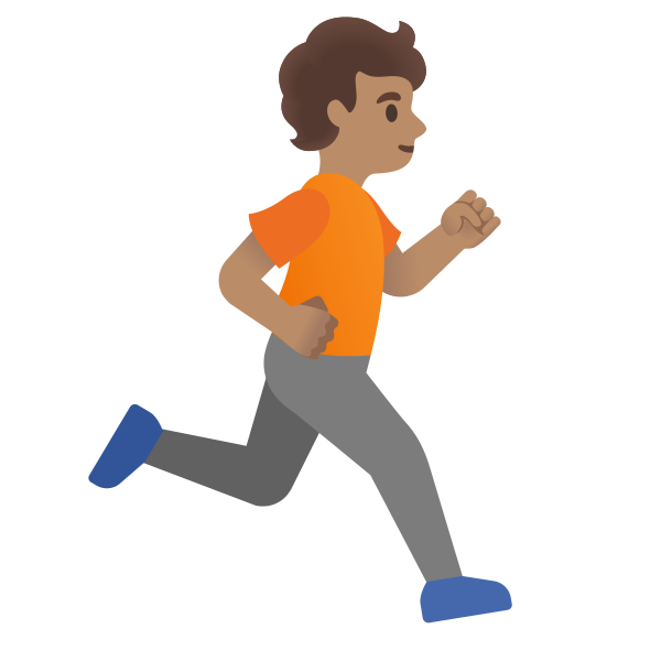 Emoji U1f3c3 1f3fd 200d 27a1