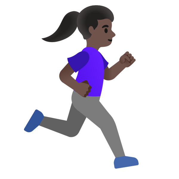 Emoji U1f3c3 1f3ff 200d 2640 200d 27a1