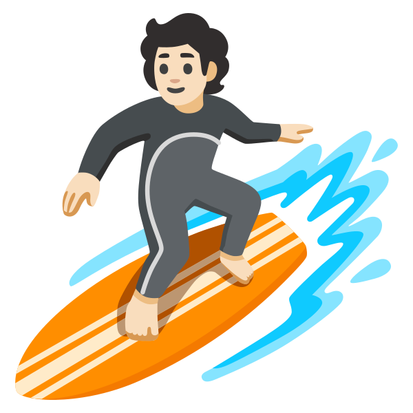 Emoji U1f3c4 1f3fb