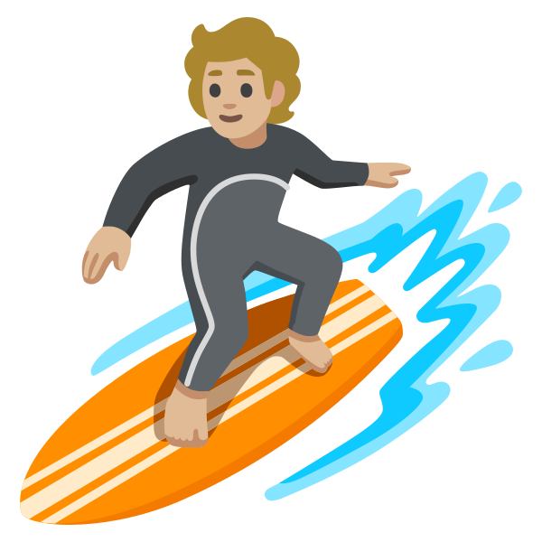 Emoji U1f3c4 1f3fc