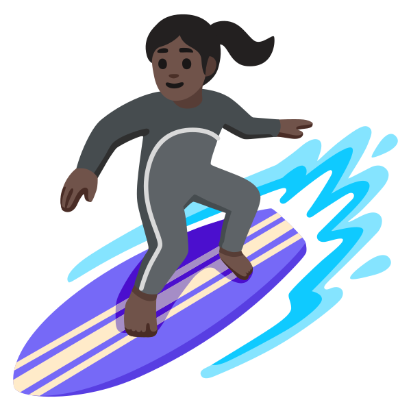 Emoji U1f3c4 1f3ff 200d 2640