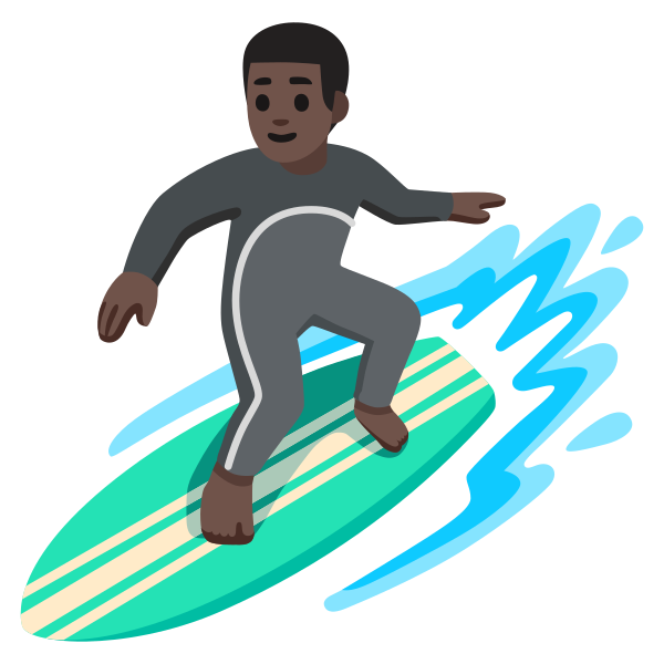 Emoji U1f3c4 1f3ff 200d 2642