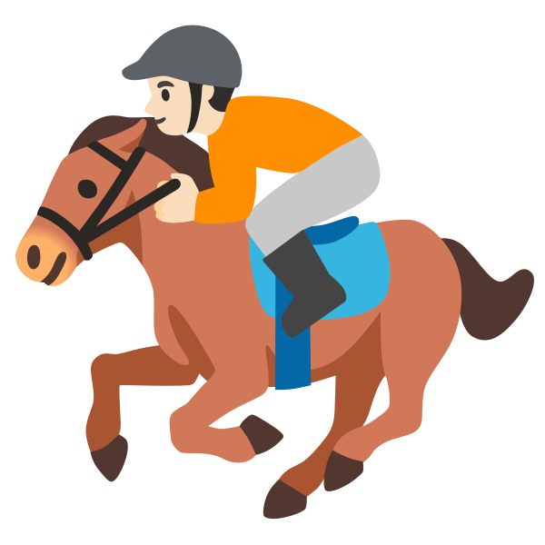 Emoji U1f3c7 1f3fb