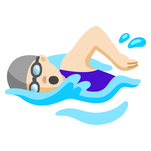 Emoji U1f3ca 1f3fb 200d 2640