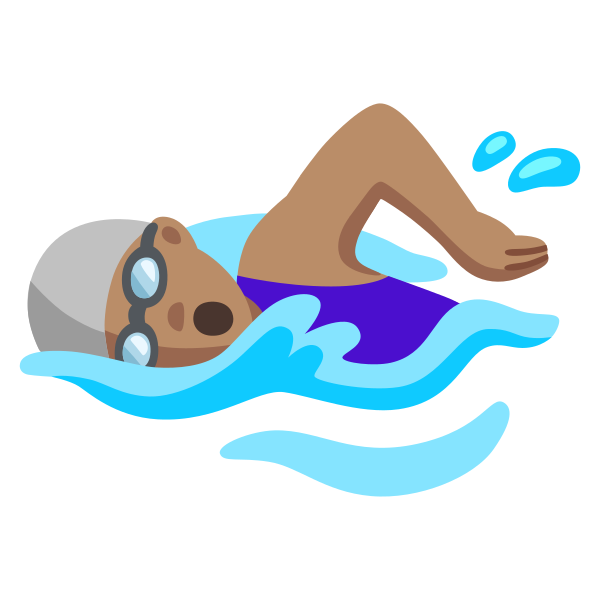 Emoji U1f3ca 1f3fd 200d 2640