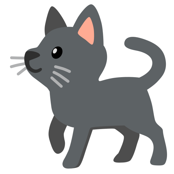 Emoji U1f408 200d 2b1b