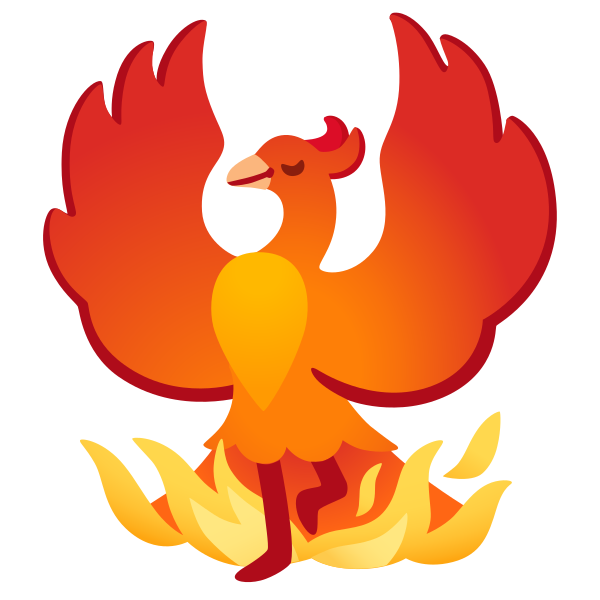 Emoji U1f426 200d 1f525