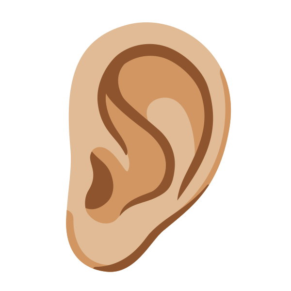 Emoji U1f442 1f3fc