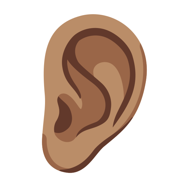 Emoji U1f442 1f3fd