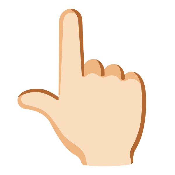 Emoji U1f446 1f3fb