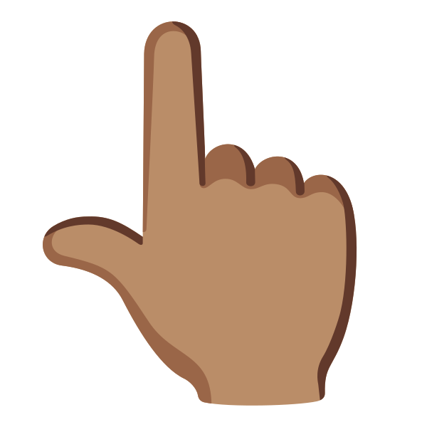 Emoji U1f446 1f3fd