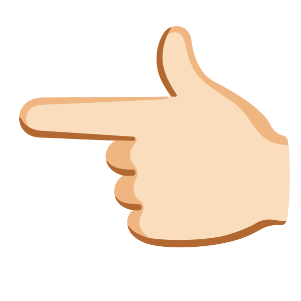 Emoji U1f448 1f3fb