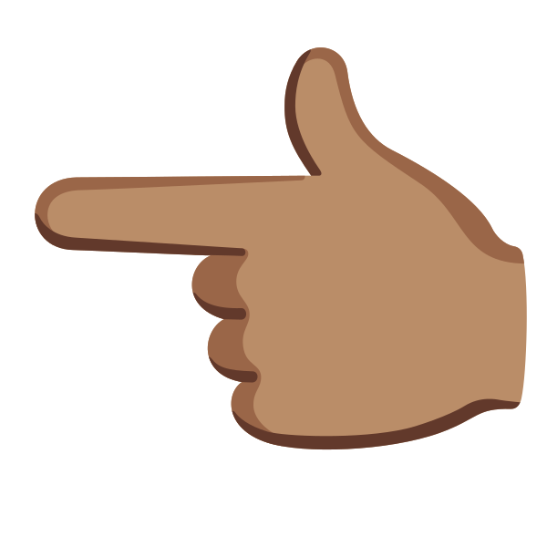 Emoji U1f448 1f3fd