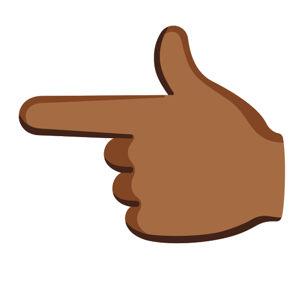 Emoji U1f448 1f3fe