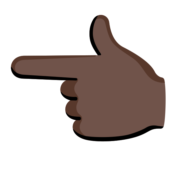 Emoji U1f448 1f3ff