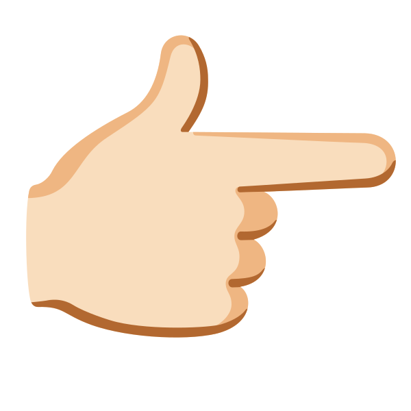 Emoji U1f449 1f3fb
