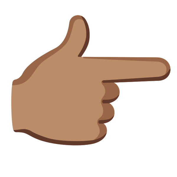 Emoji U1f449 1f3fd
