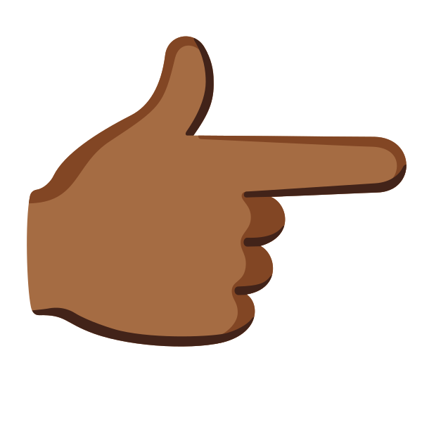 Emoji U1f449 1f3fe