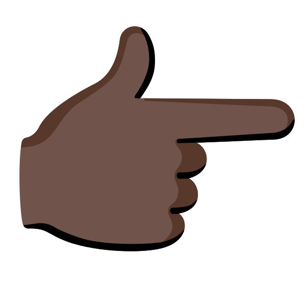 Emoji U1f449 1f3ff