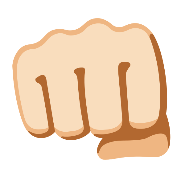 Emoji U1f44a 1f3fb