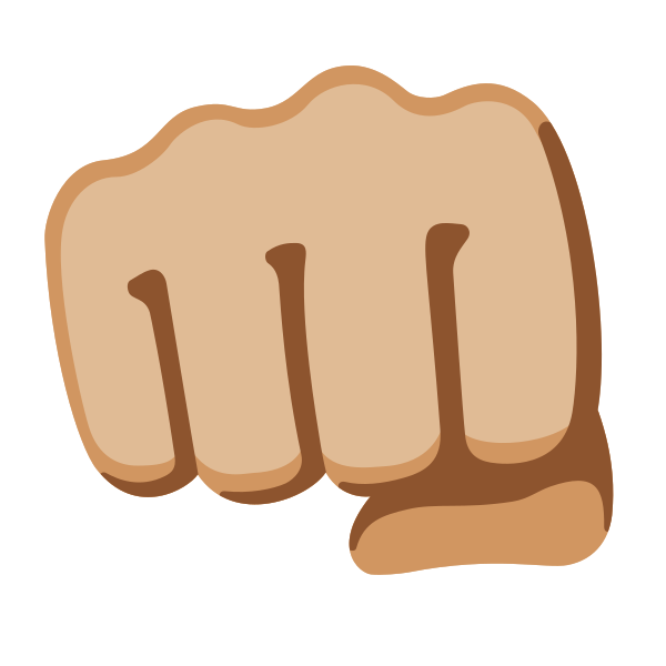Emoji U1f44a 1f3fc