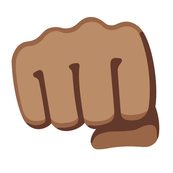 Emoji U1f44a 1f3fd