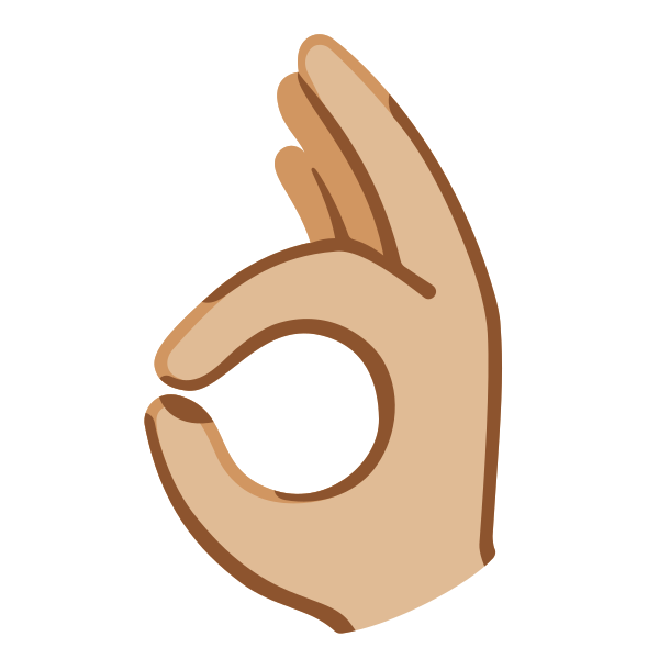 Emoji U1f44c 1f3fc