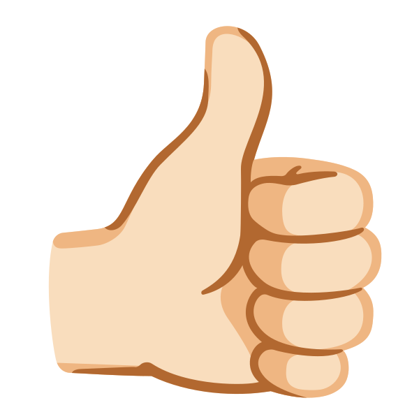 Emoji U1f44d 1f3fb