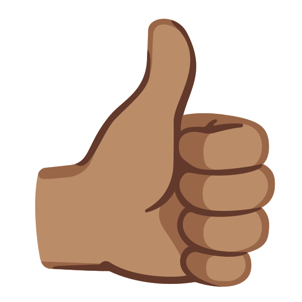 Emoji U1f44d 1f3fd