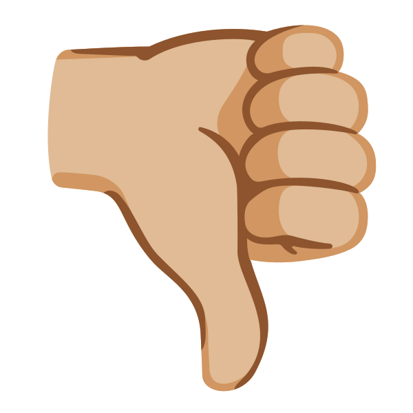 Emoji U1f44e 1f3fc