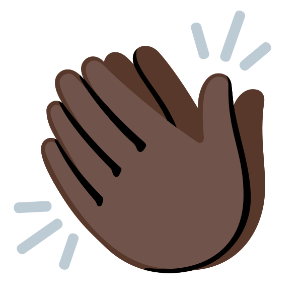 Emoji U1f44f 1f3ff