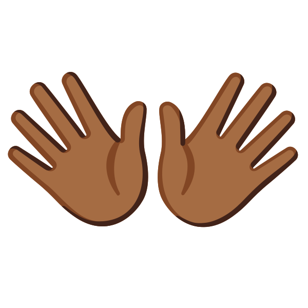 Emoji U1f450 1f3fe