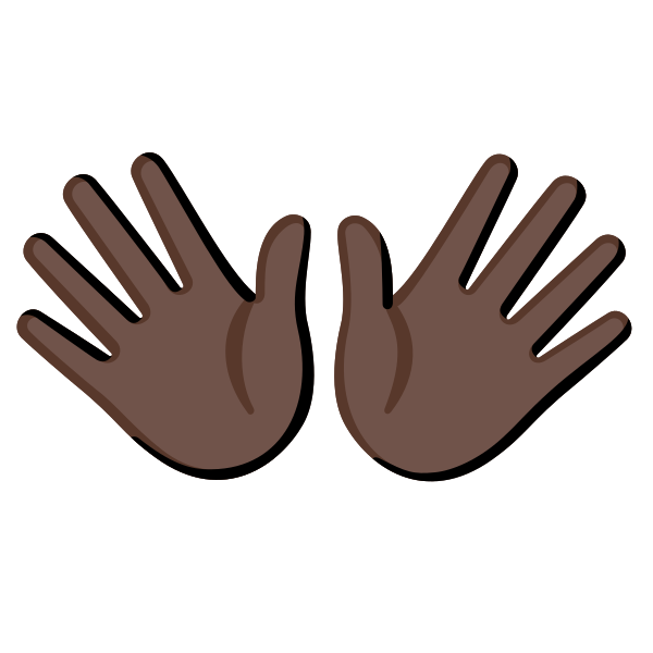 Emoji U1f450 1f3ff