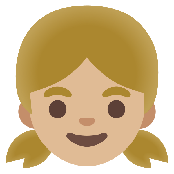 Emoji U1f467 1f3fc