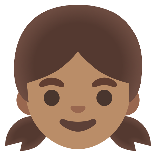 Emoji U1f467 1f3fd