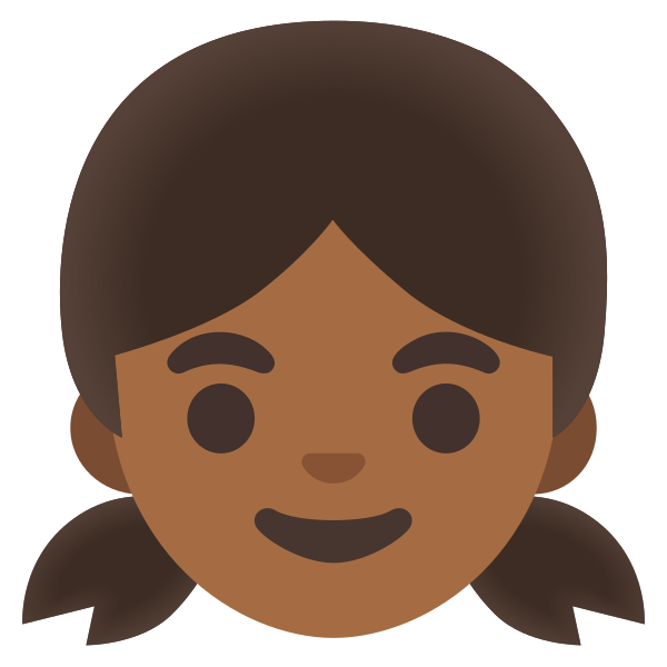 Emoji U1f467 1f3fe