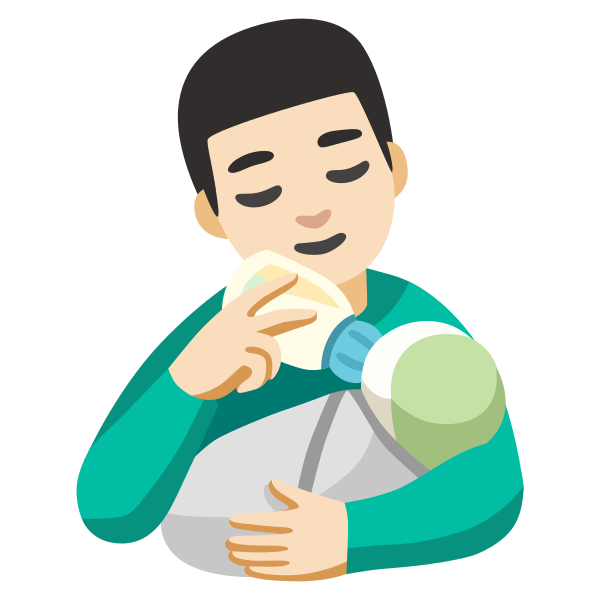 Emoji U1f468 1f3fb 200d 1f37c