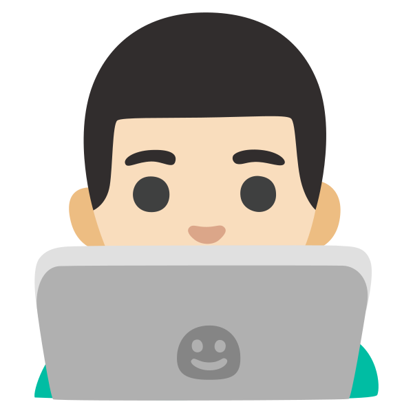 Emoji U1f468 1f3fb 200d 1f4bb
