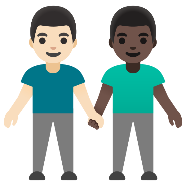 Emoji U1f468 1f3fb 200d 1f91d 200d 1f468 1f3ff