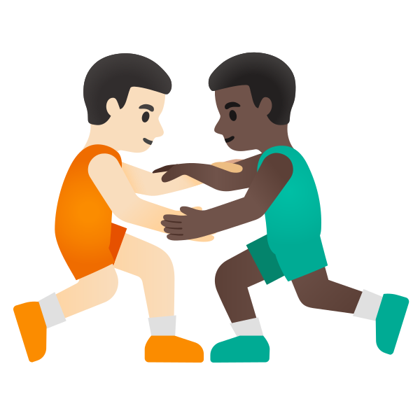 Emoji U1f468 1f3fb 200d 1faef 200d 1f468 1f3ff