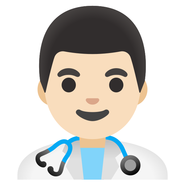 Emoji U1f468 1f3fb 200d 2695