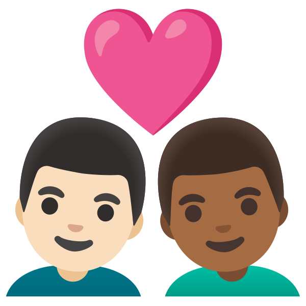 Emoji U1f468 1f3fb 200d 2764 200d 1f468 1f3fe
