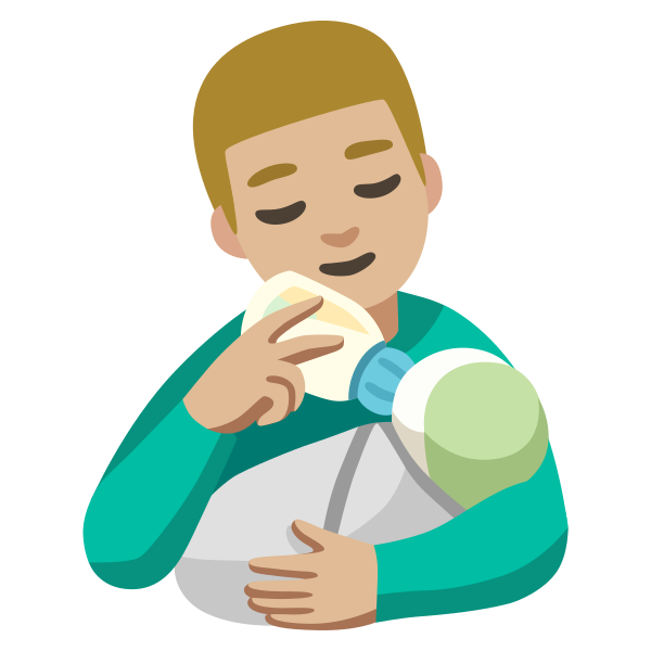Emoji U1f468 1f3fc 200d 1f37c