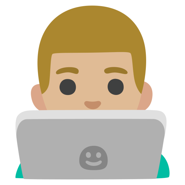 Emoji U1f468 1f3fc 200d 1f4bb