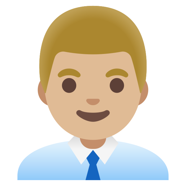 Emoji U1f468 1f3fc 200d 1f4bc