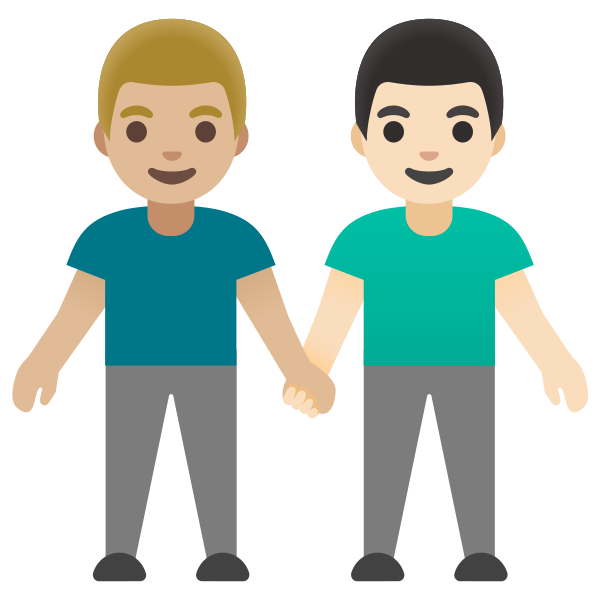 Emoji U1f468 1f3fc 200d 1f91d 200d 1f468 1f3fb
