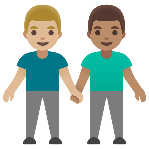 Emoji U1f468 1f3fc 200d 1f91d 200d 1f468 1f3fd